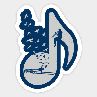 Musical note - Trombone Sticker